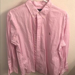 Pink Ralph Lauren dress shirt